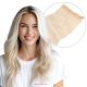 Platinum Blonde Invisible Wire Extensions - Human Hair