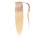 Ombre Ash Blonde Ponytail Human Hair