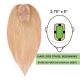 Strawberry Blonde #27  Hair Topper For Thinning Hair Part (Size: 2.75 inch x 5 inch) Remy Human Hair 