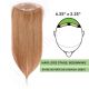 Light Brown #8 Hair Topper For Thinning Hair Full Crown (Size: 6.5 inch x 2.25 inch) Remy Human Hair 