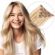 Strawberry Blonde & Bleach Blonde #27/613 Clip-ins Human Hair