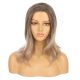 DM2031313-v4 Ombre Dark Blonde Short Synthetic Hair Wig with Bangs [FINAL SALE]
