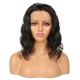 B1707301-v2 - Short Black Synthetic Hair Wig  [FINAL SALE]