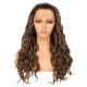 G1707360-v2 - Long Brown Synthetic Hair Wig  [FINAL SALE]