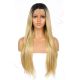 G1904728-v2 - Long Blonde Synthetic Hair Wig  [FINAL SALE]