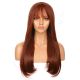 DM1707540-v4 - Long Light Red Synthetic Hair Wig With Bangs [FINAL SALE]