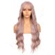 DM1808646-v4 - Long Pastel Pink Synthetic Hair Wig With Bangs [FINAL SALE]