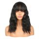 DM2031261-v4 - Long Black Synthetic Hair Wig With Bangs [FINAL SALE]