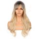 DM2031262-v4 - Long Ombre Blonde Synthetic Hair Wig With Bangs [FINAL SALE]