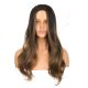 DM2031287-v4 - Long Ombre Brown Synthetic Hair Wig  [FINAL SALE]