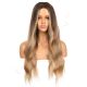 DM2031329-v4 - Long Ombre Brown Blonde Synthetic Hair Wig [FINAL SALE]