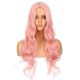 DM2031370-v4 - Long Pink Synthetic Hair Wig  [FINAL SALE]