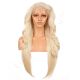 FU1904695-v3 - Long Blonde Synthetic Hair Wig With Bangs [FINAL SALE]