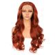 G1611041C-v3 - Long Red Synthetic Hair Wig  [FINAL SALE]