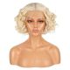 G1707388C-v4 - Short Blonde Synthetic Hair Wig [FINAL SALE]