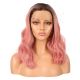 G1904787-v3 - Short Pink Synthetic Hair Wig  [FINAL SALE]