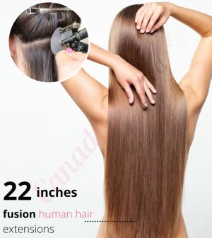 22 Inch Fusion Human Hair