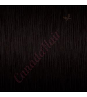 18 inch Clip-Ins European Hair Dark Brown #3 145g