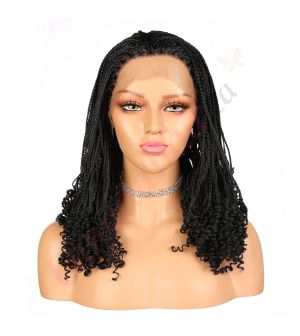 X161115118 - Short Black Synthetic Hair Wig [Final Sale]