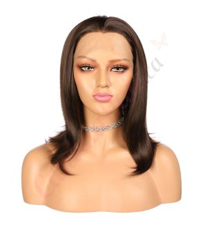 X1707471 - Short Brunette Synthetic Hair Wig [Final Sale]