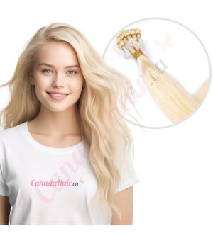 Blonde #60 Micro-loops Human Hair