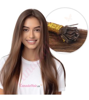 Chestnut Brown #6 Fusion Human Hair