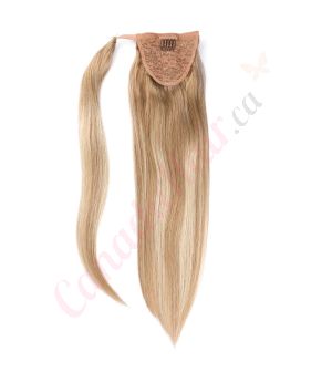 Dark Blonde Balayage Ponytail Human Hair