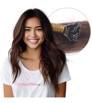 Dark Brown #2 Fusion Human Hair