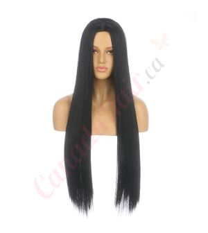 DM2031086-v4 Black Extra Long Synthetic Hair Wig [FINAL SALE]