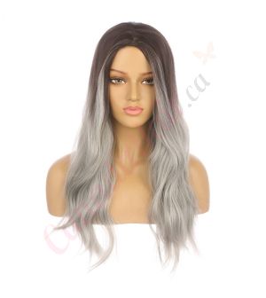 DM2031288-v4 Ombre Grey Long Synthetic Hair Wig [FINAL SALE]