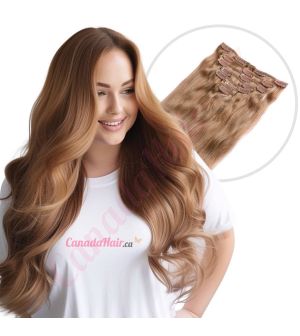 Honey Brown #12 Clip-ins Human Hair