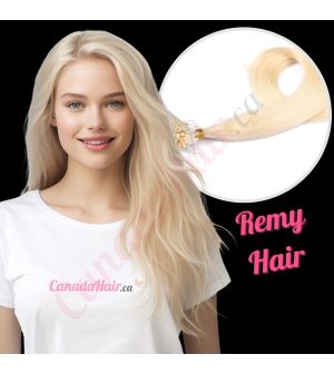 Blonde #60 Micro-loops Remy Hair
