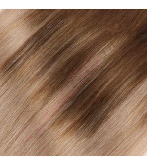 14 inch Wavy Clip-ins Remy Human Hair Ombre Blonde 85g