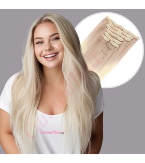 Ombre Ash Blonde Clip-ins Synthetic Hair [FINAL SALE] 