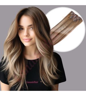 Ombre Balayage Clip-ins Synthetic Hair [FINAL SALE] 
