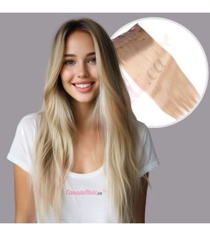 Ombre Blonde Invisible Wire Extensions - Synthetic Hair [FINAL SALE]