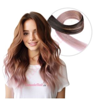 Ombre Pastel Micro-loops Human Hair