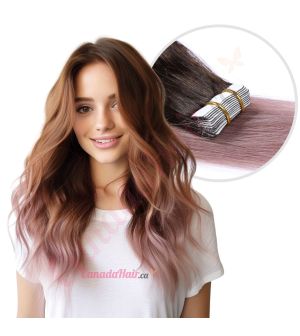 Ombre Pastel Tape-ins Human Hair