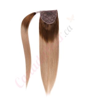 Ombre Blonde Ponytail Human Hair