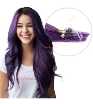 Purple Hair Extensions and Purple Wigs Canada Hair Purple Extensions Purple Wigs