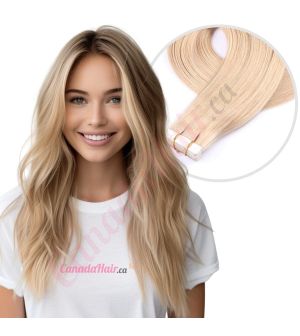 Sandy Blonde Tape-ins Human Hair