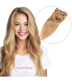Strawberry Blonde #27 Clip-ins Human Hair