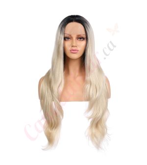 G1611030 - Long Ombre Blonde Synthetic Hair Wig [Final Sale]