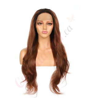 G161111026-v2  - Long Auburn Synthetic Hair Wig [FINAL SALE]