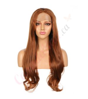 G1904813B-v2 - Long Auburn Synthetic Hair Wig  [FINAL SALE]