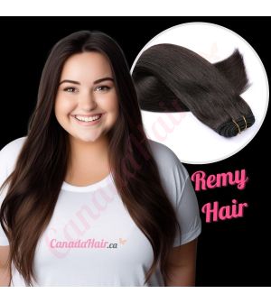 Black/Brown #1b Sew-ins Remy Hair