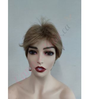 NIKI8H24 #STOP-15 - Short Honey Brown Wig 50% Synthetic Hair & 50% Human Hair #STOP-15 [Final Sale]