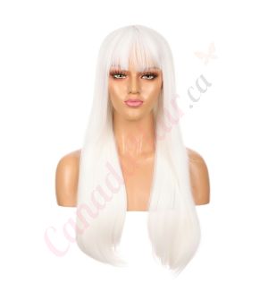 Human hair wigs white best sale