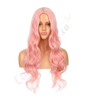 DM2031370-v4 - Long Pink Synthetic Hair Wig  [FINAL SALE]