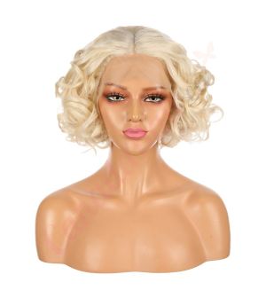 G1707388C-v4 - Short Blonde Synthetic Hair Wig [FINAL SALE]